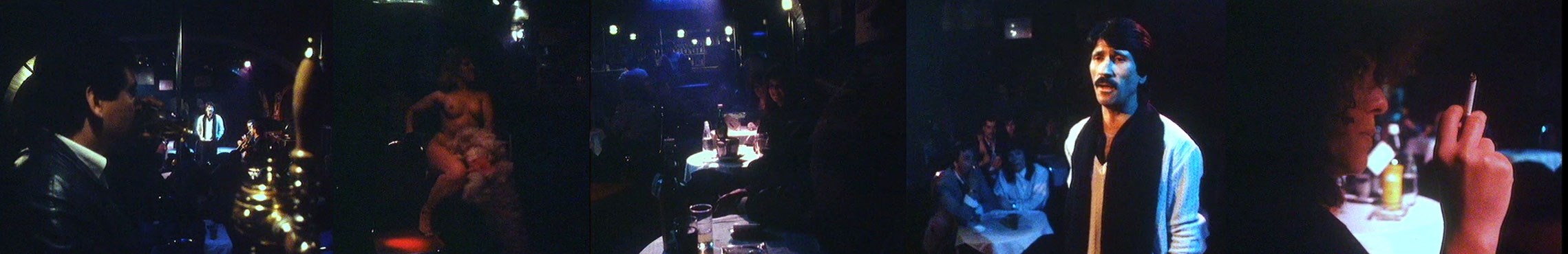 Bar in Cais do Sodré, 1989 (images from the film LE FADO by Jean-Paul Mudry and Claude Schauli, 1989). How it reminds us of Rainha & al. when describing the Texas Bar, for example: “The nights are sad. (…) The mood is heavy, tense. (…) The strippers are at the end of their careers. As are the prostitutes.” (Rainha & al., 2000, p. 130).